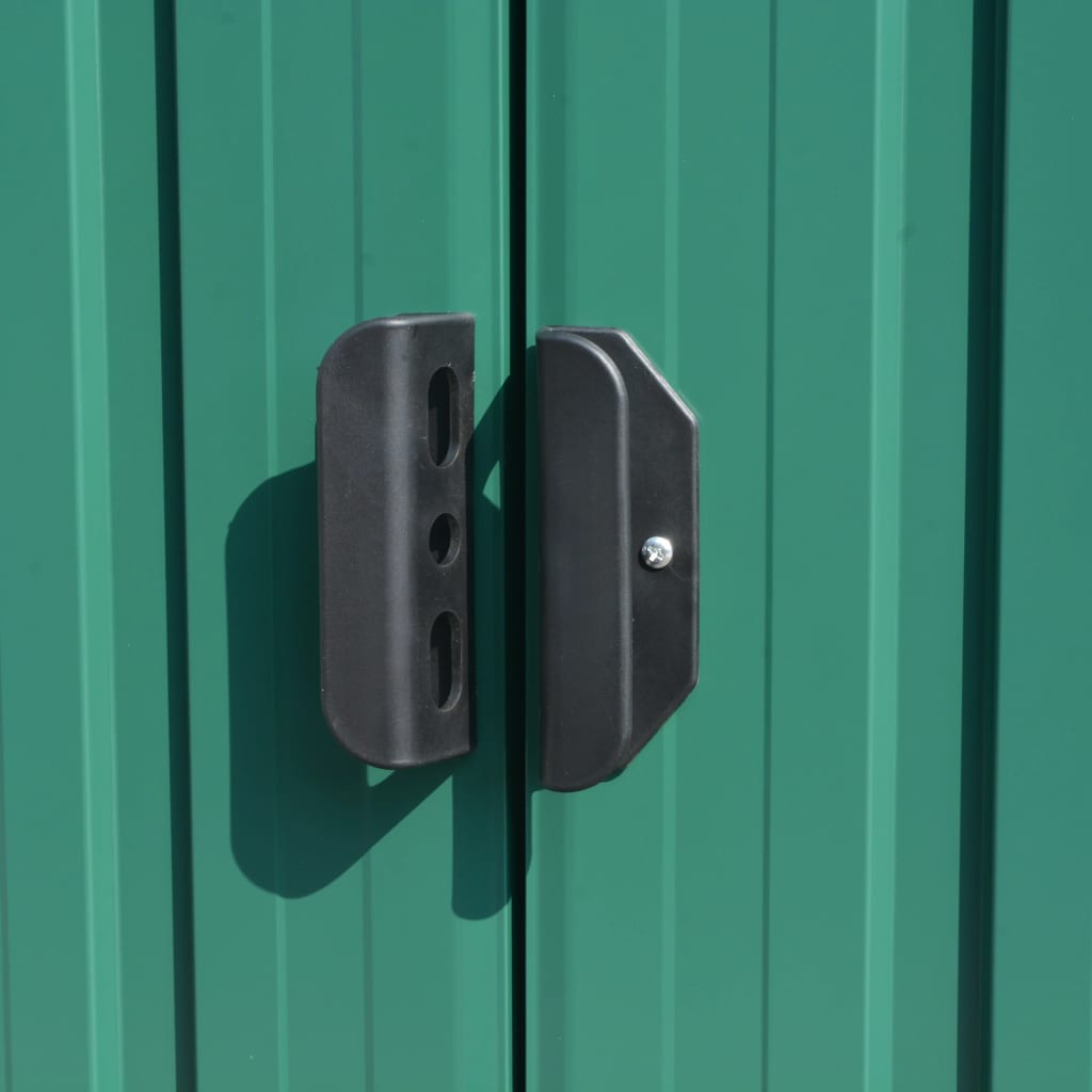 vidaXL Abri de jardin 257x298x178 cm Métal Vert