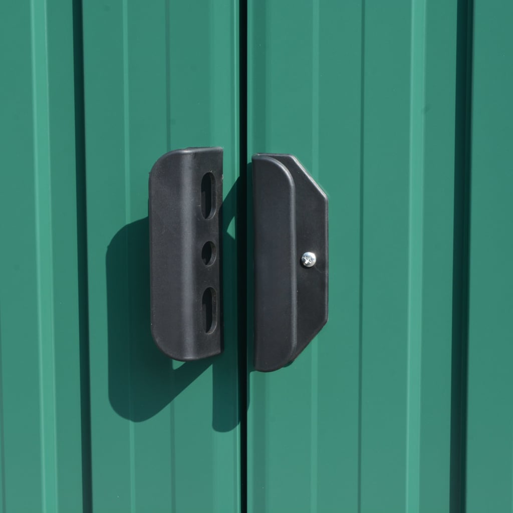 vidaXL Abri de jardin 257x489x181 cm Métal Vert