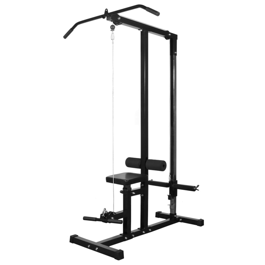 vidaXL Tour de musculation avec jeu d'haltères et poids 30,5 kg