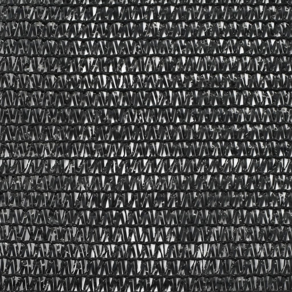 vidaXL Clôture de tennis PEHD 1,2 x 50 m Noir