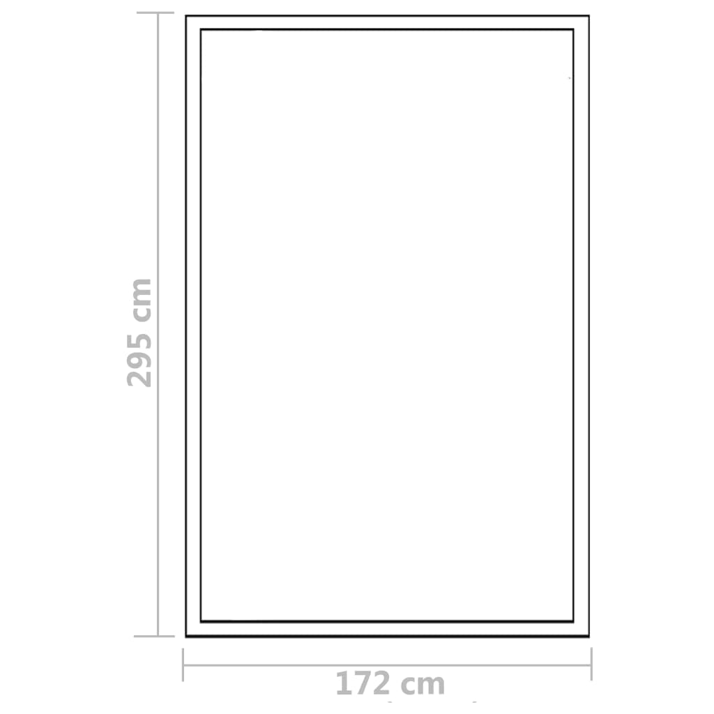 vidaXL Serre Aluminium 302x190x195 cm 11,19 m³