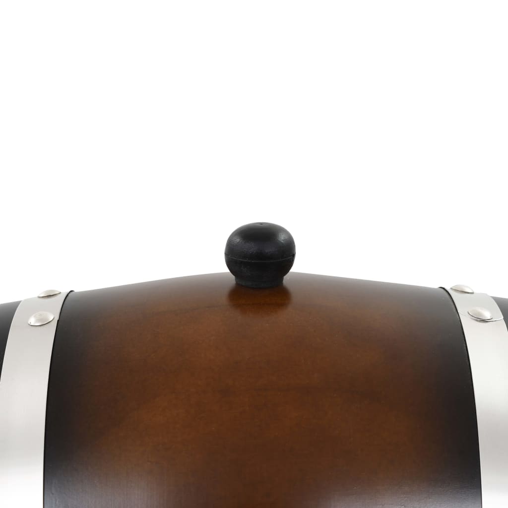vidaXL Tonneau à vin avec robinet Pin massif 6 L