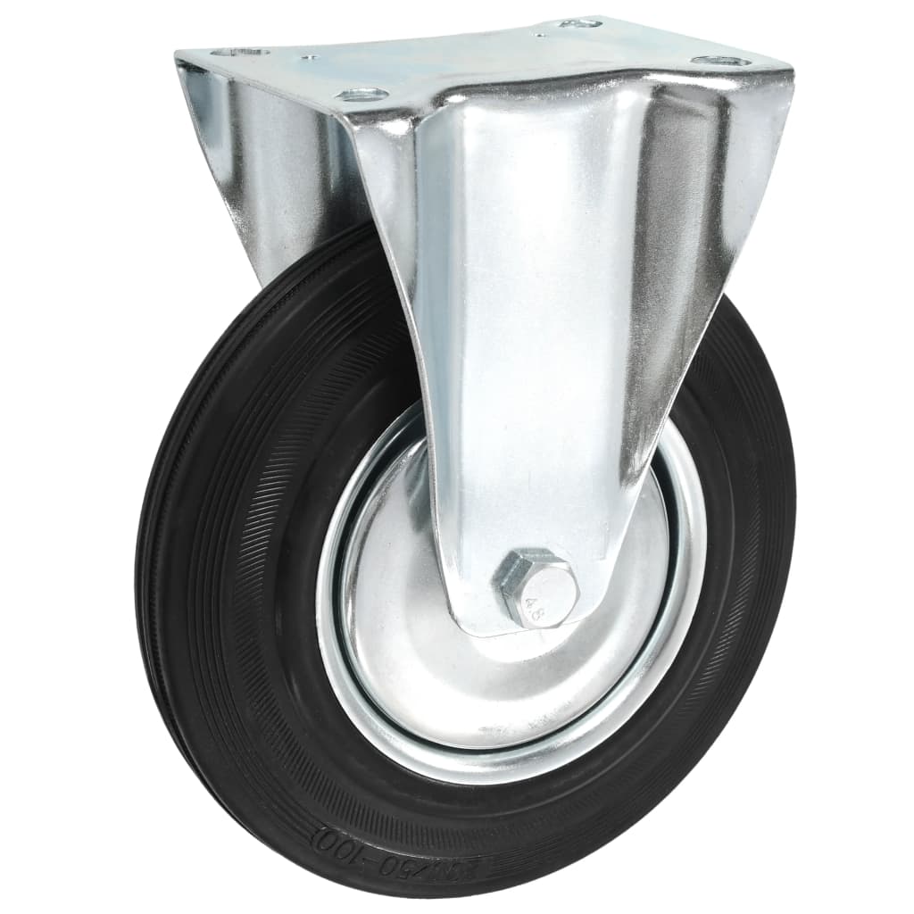 vidaXL Roulettes fixes 4 pcs 200 mm