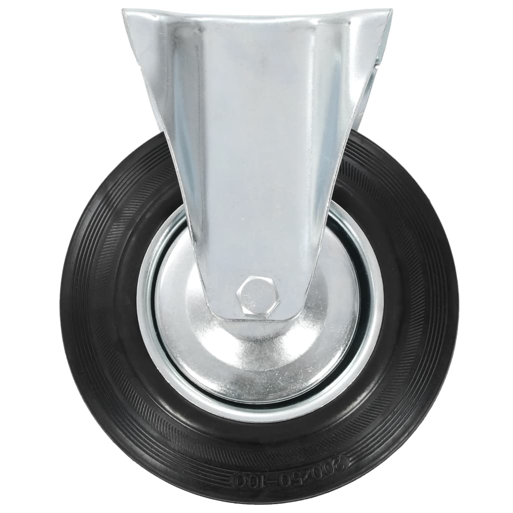 vidaXL Roulettes fixes 4 pcs 200 mm
