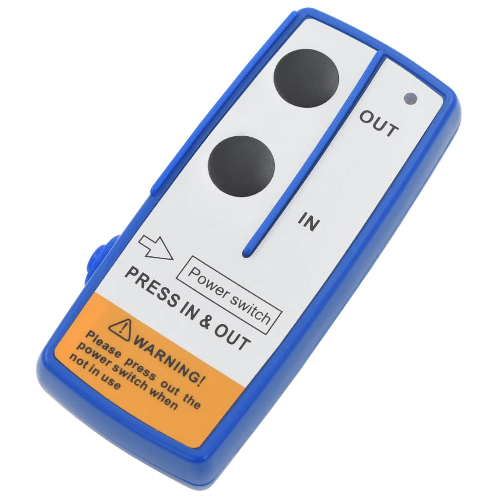 vidaXL 2 pcs Télécommandes sans fil pour treuil avec récepteur