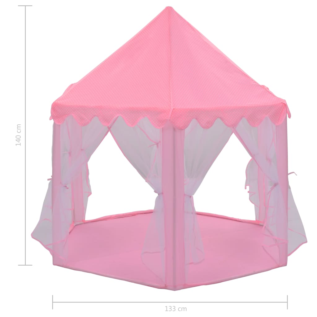 vidaXL Tente de jeu de princesse Rose