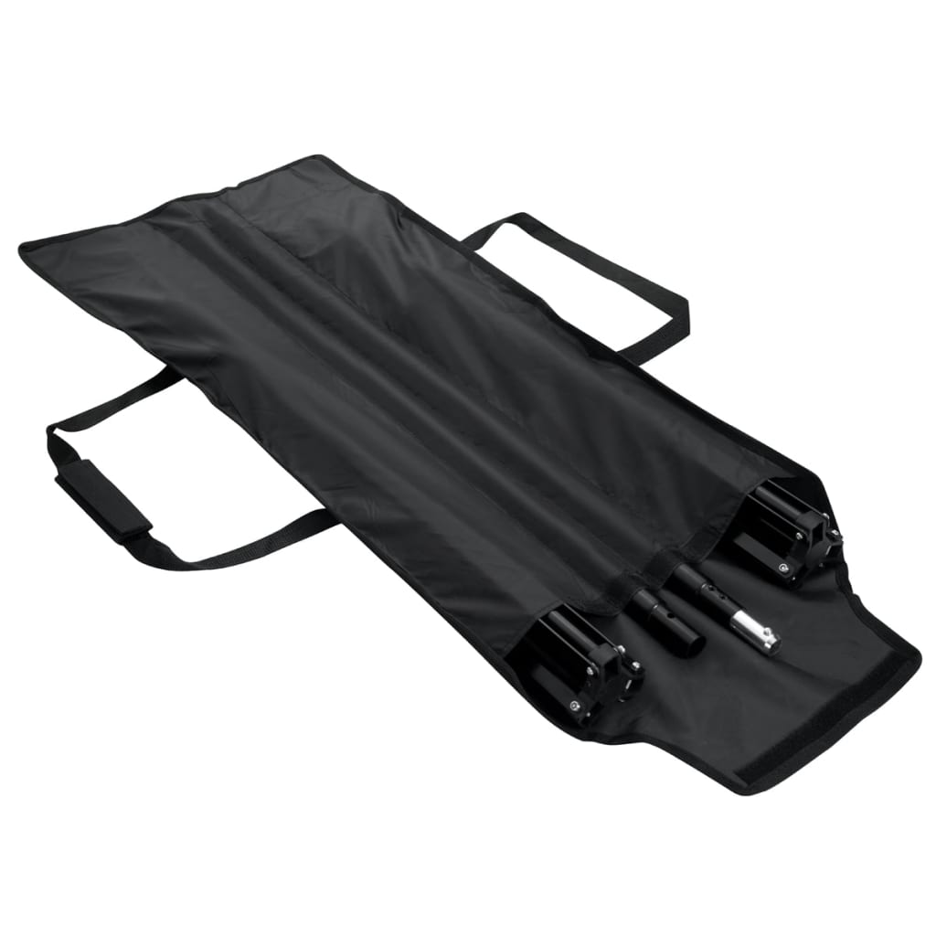 vidaXL Système de support de toile de fond 300 x 300 cm Noir