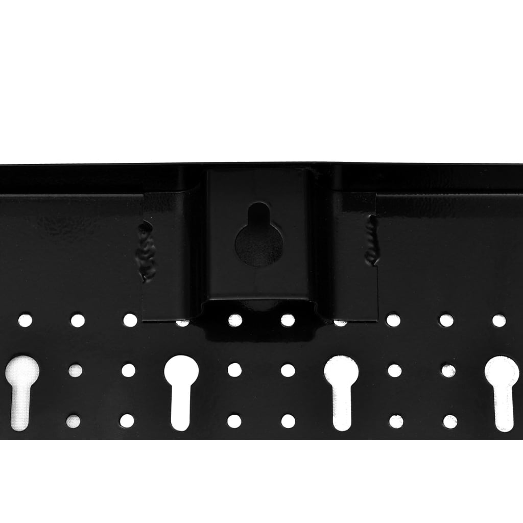 vidaXL Panneau perforé de porte-outils