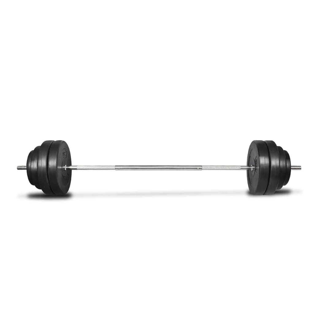 vidaXL Ensemble d'haltères avec plaques 60 kg