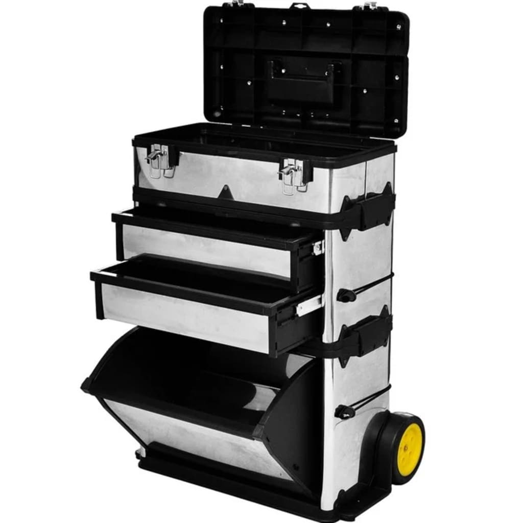 vidaXL Boîte à outils 3 parties