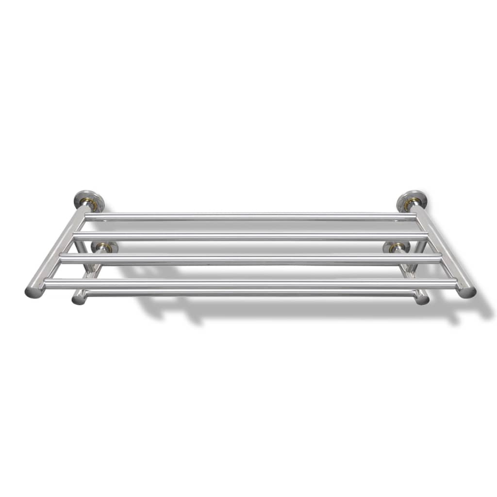 Porte serviettes double - Barre Fixe 6 tubes