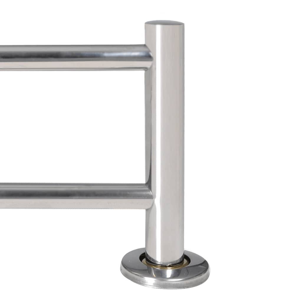 Porte serviettes double - Barre Fixe 2 tubes