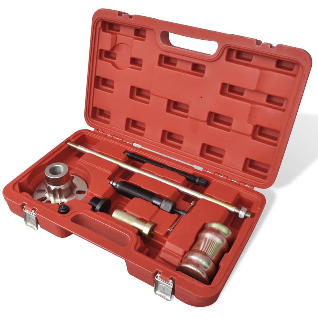 vidaXL Extracteur hydraulique de moyeu de roue avec kit de marteau 10t