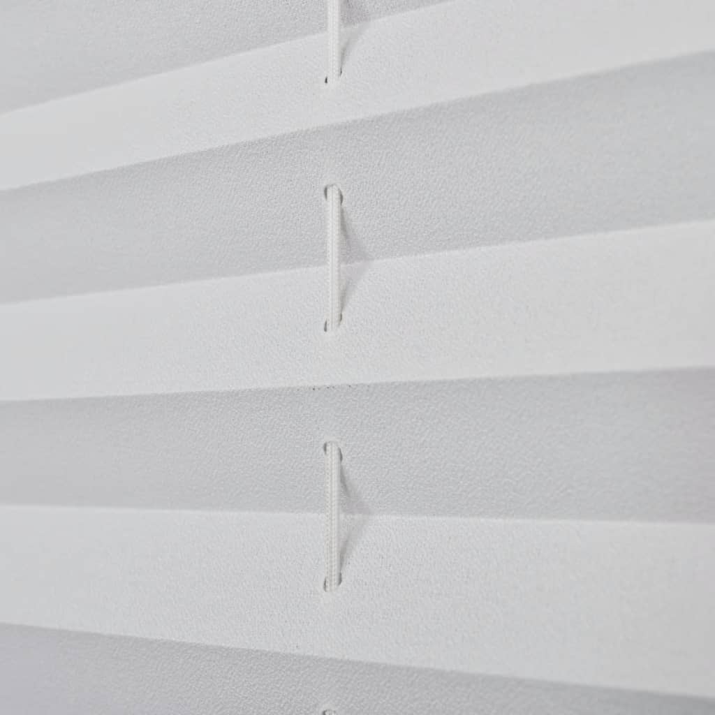 vidaXL Store plissé 60x125 cm Blanc