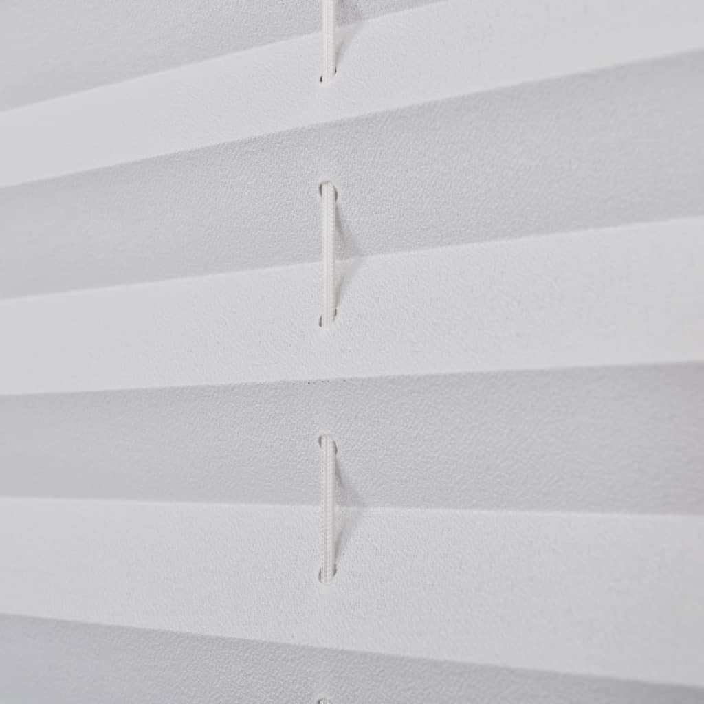vidaXL Store plissé 100x125 cm Blanc