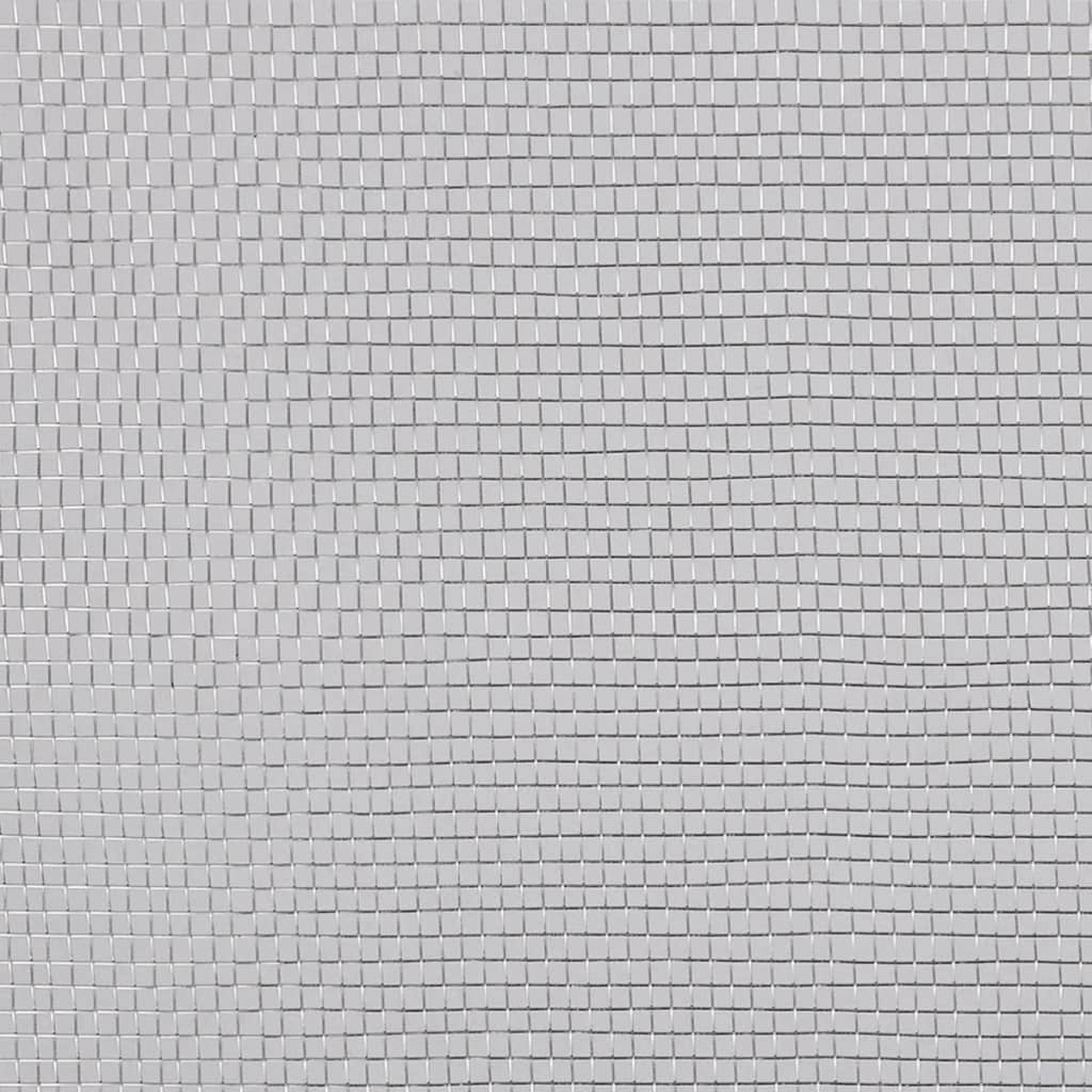 vidaXL Écran en treillis Aluminium 100x500 cm Argenté