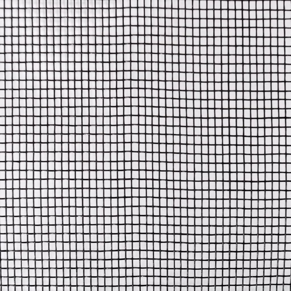 vidaXL Écran en treillis Fibre de verre 100x500 cm Noir