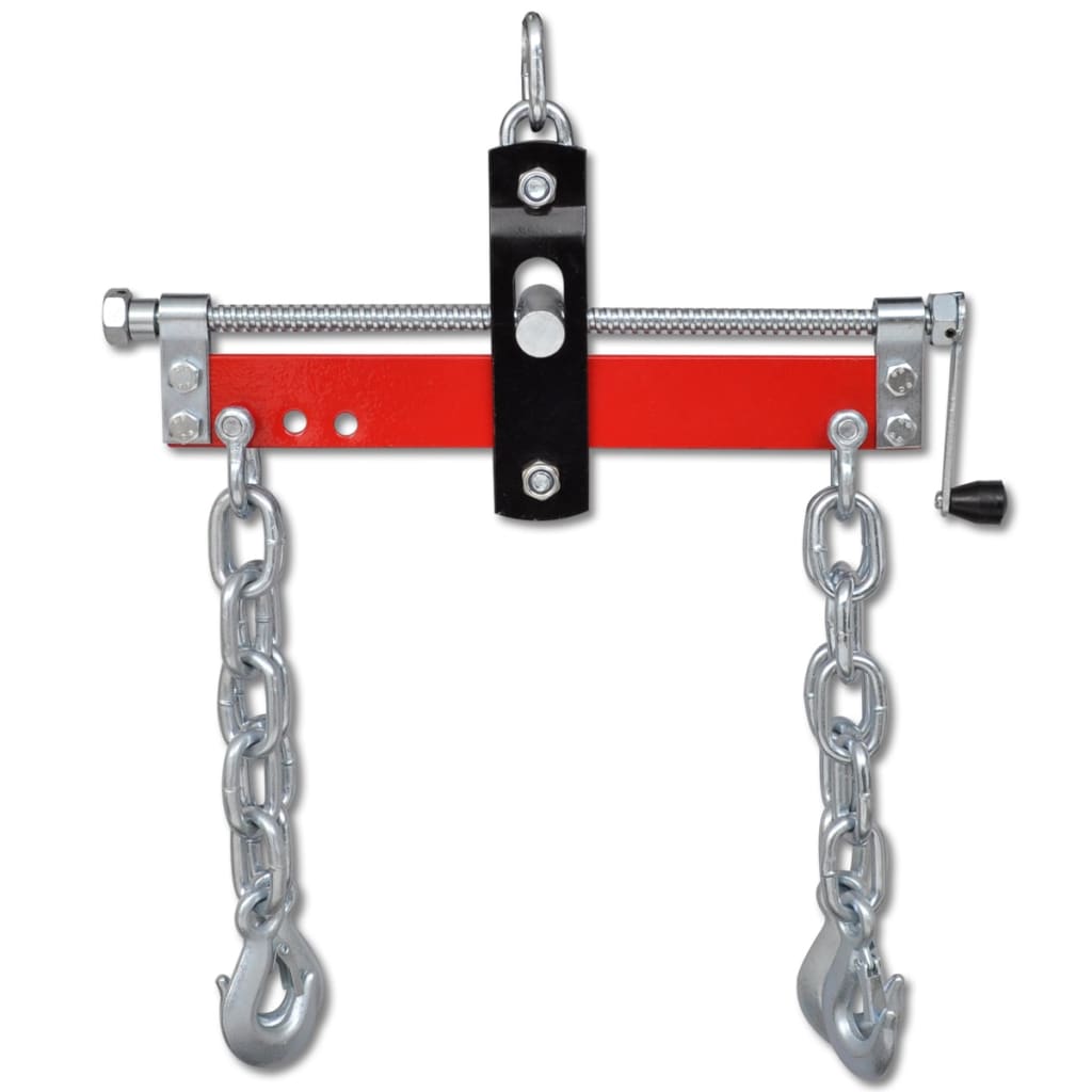 vidaXL Outil de levage avec manivelle pour moteurs 900 kg