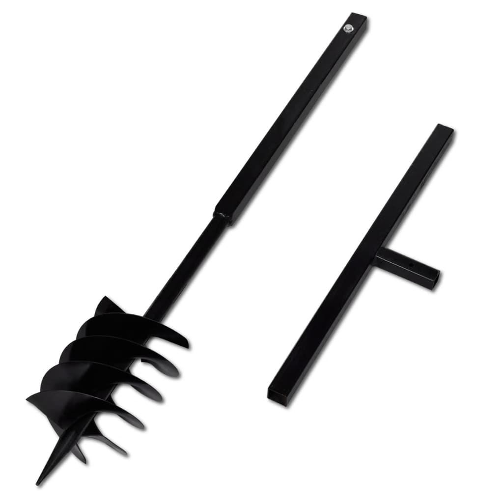 Bêche et tarière manuelle 180 mm avec Rallonge 13 m acier