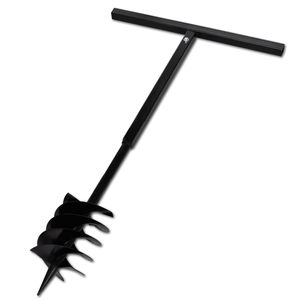 Bêche et tarière manuelle 180 mm avec Rallonge 13 m acier