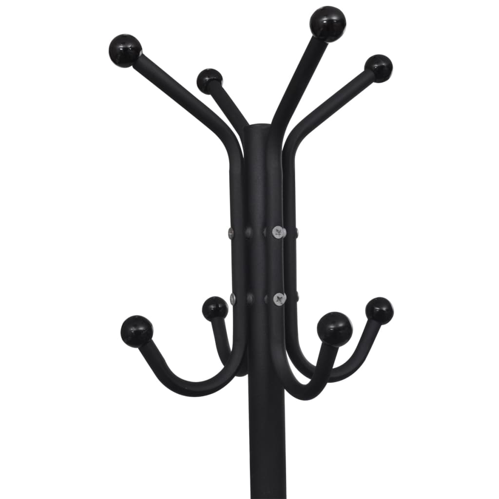Portemanteau sur pied métal noir