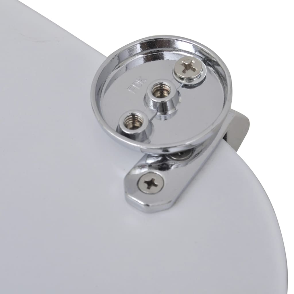 Abatant de WC avec couvercle design goutte d'eau