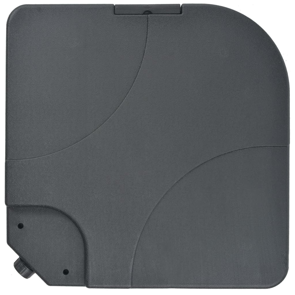 Base de parasol portable Sable/Eau 60 L