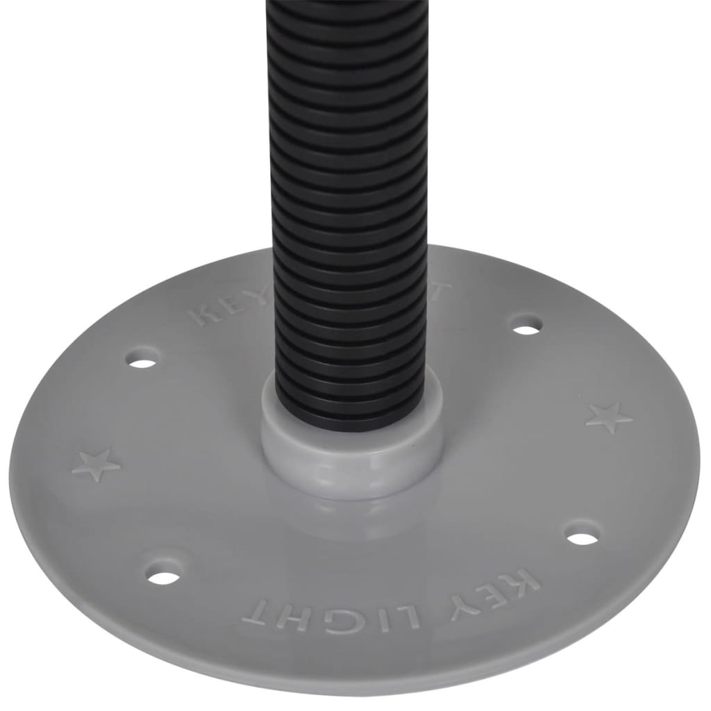 vidaXL Miroir de trafic convexe Acrylique Noir 30 cm Intérieur