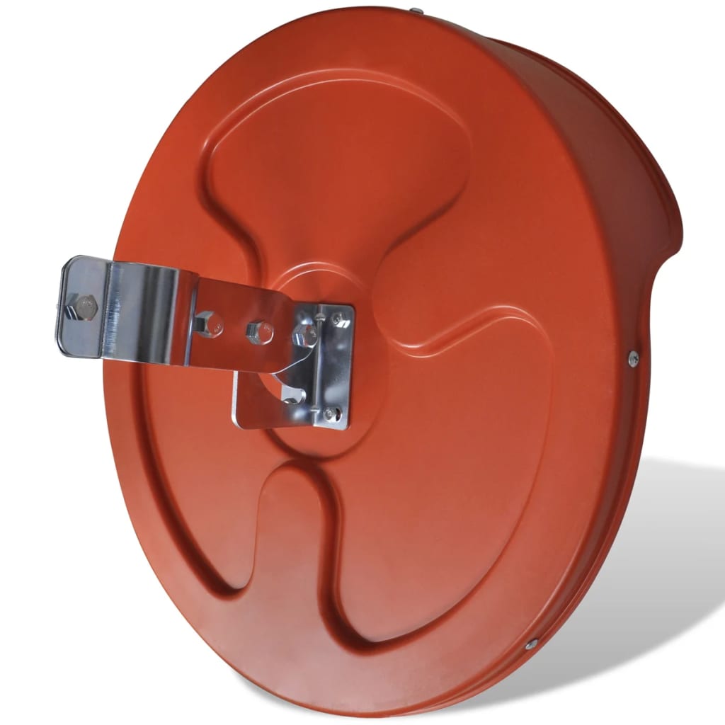 vidaXL Miroir de trafic convexe d'extérieur Plastique PC Orange 45 cm