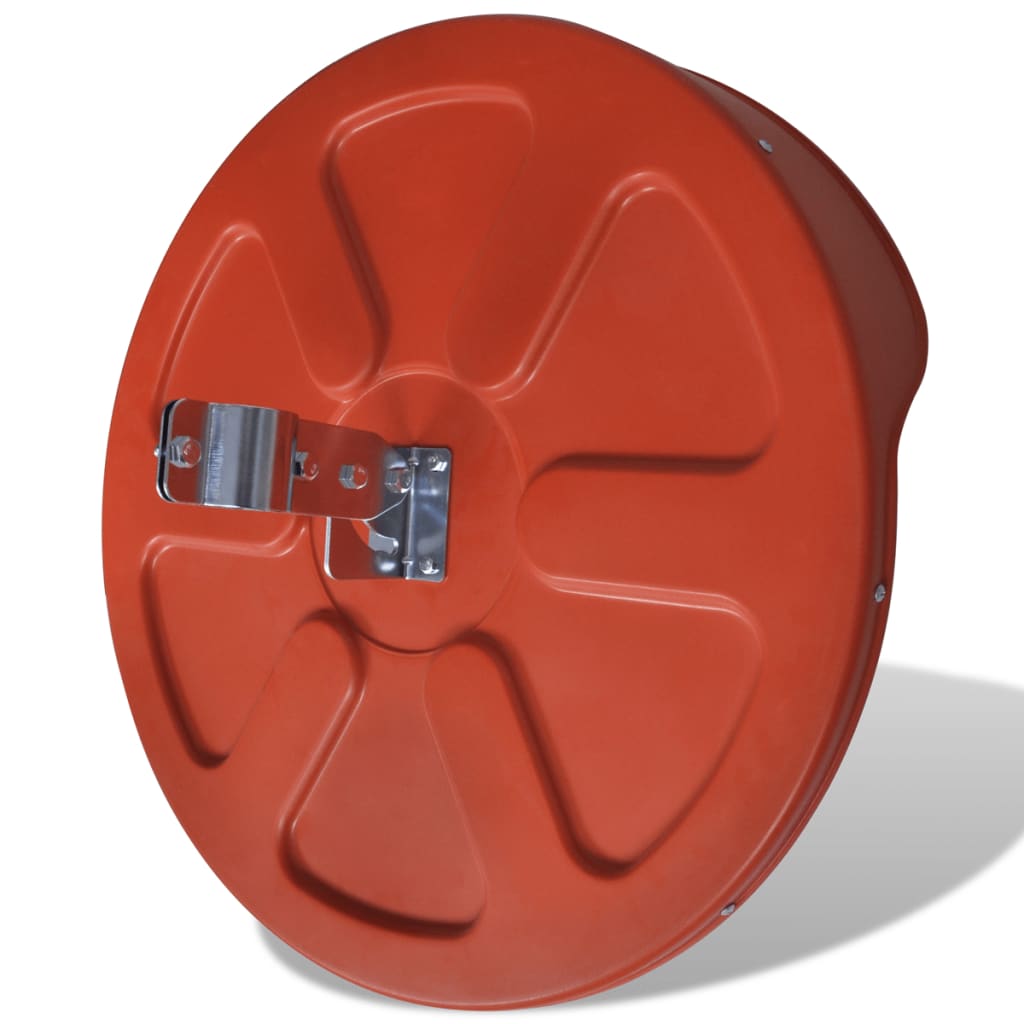 vidaXL Miroir de trafic convexe Plastique Orange 60 cm