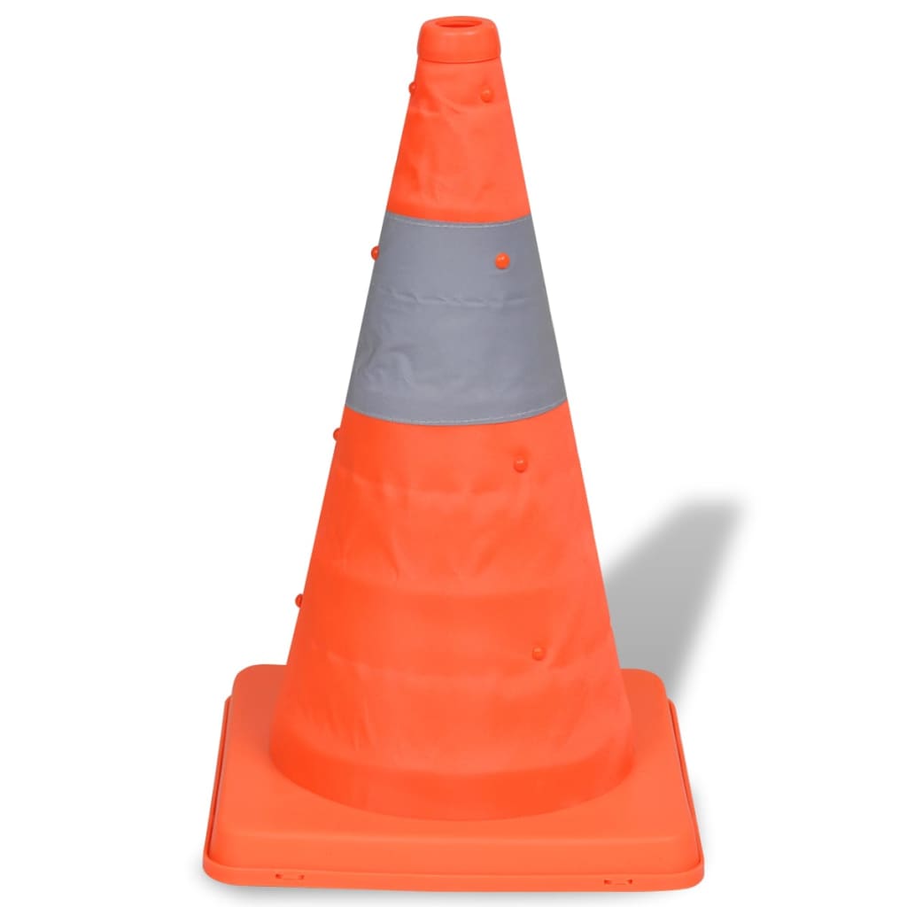 vidaXL Cônes de signalisation escamotables 5 pcs 42 cm