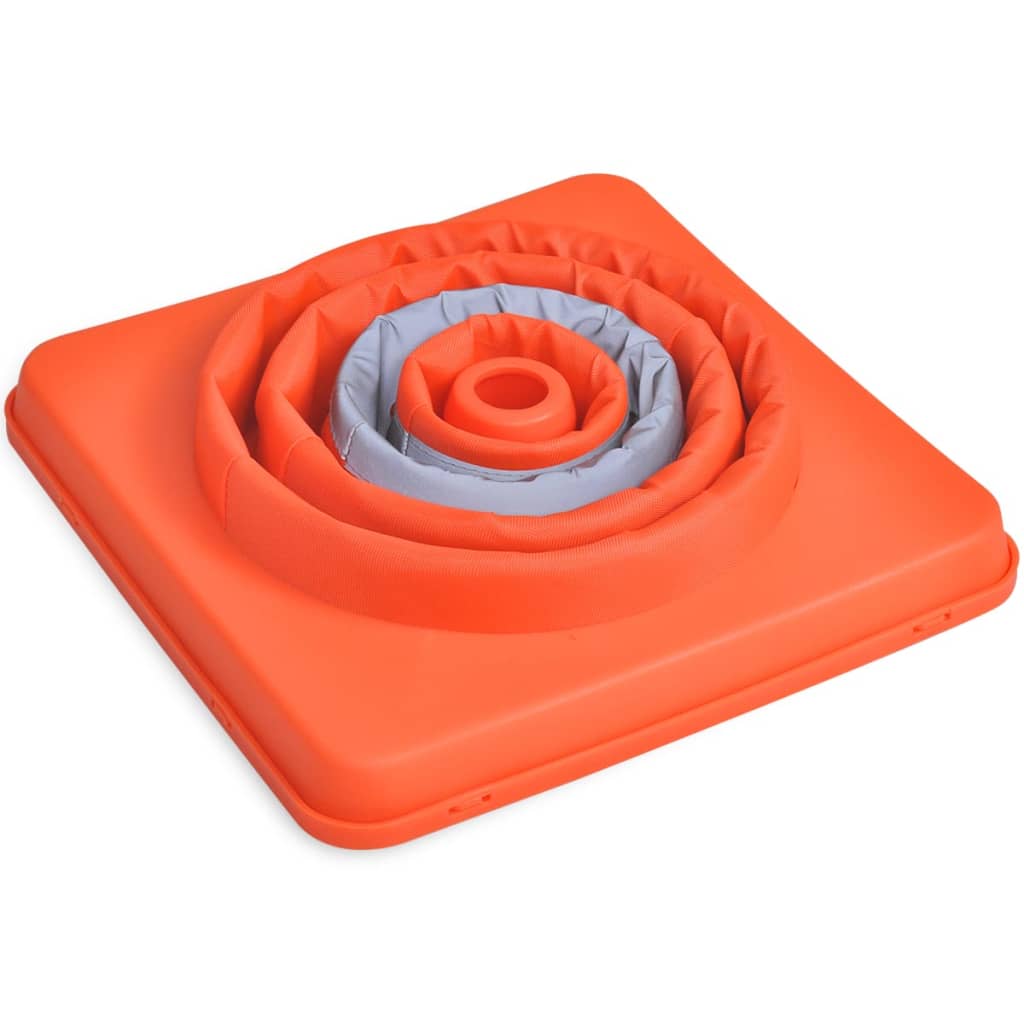 vidaXL Cônes de signalisation escamotables 5 pcs 42 cm
