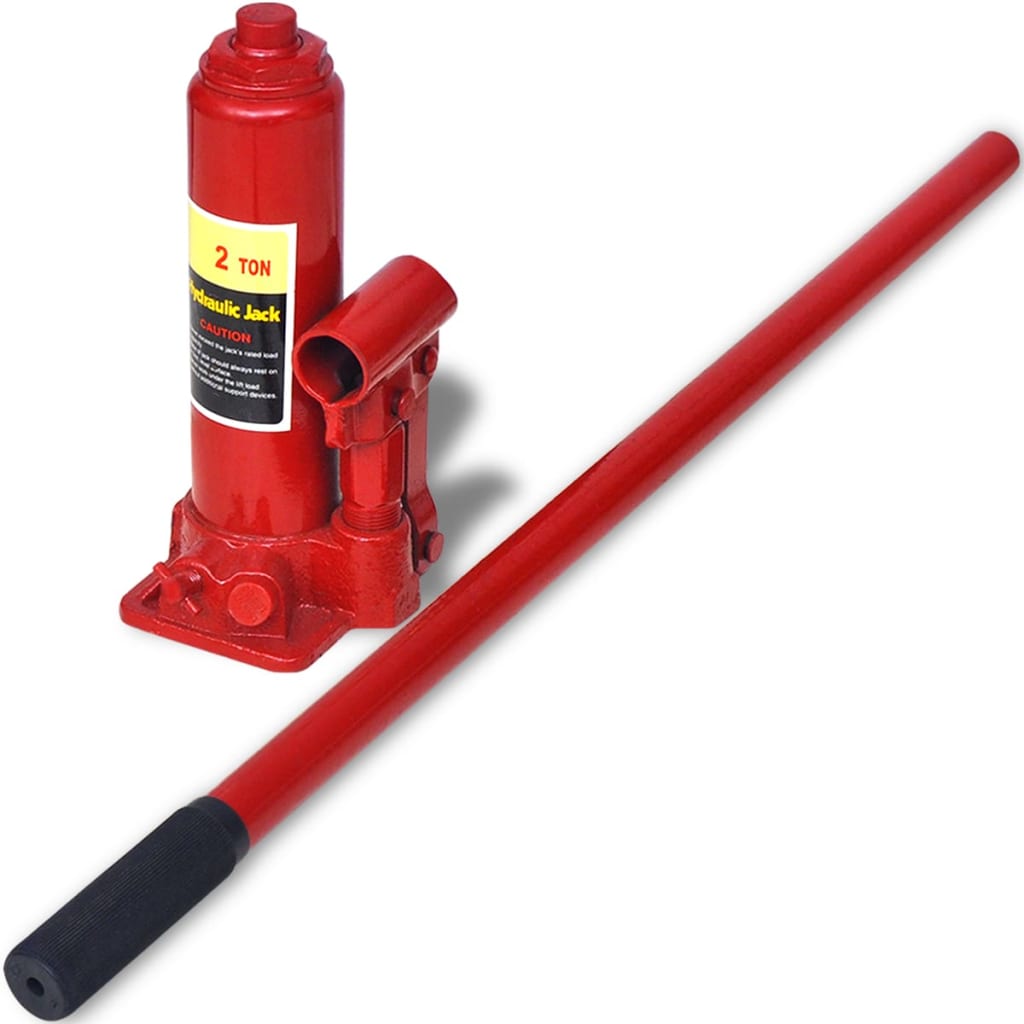 vidaXL Rampes de réparation auto 2 pcs rouge acier