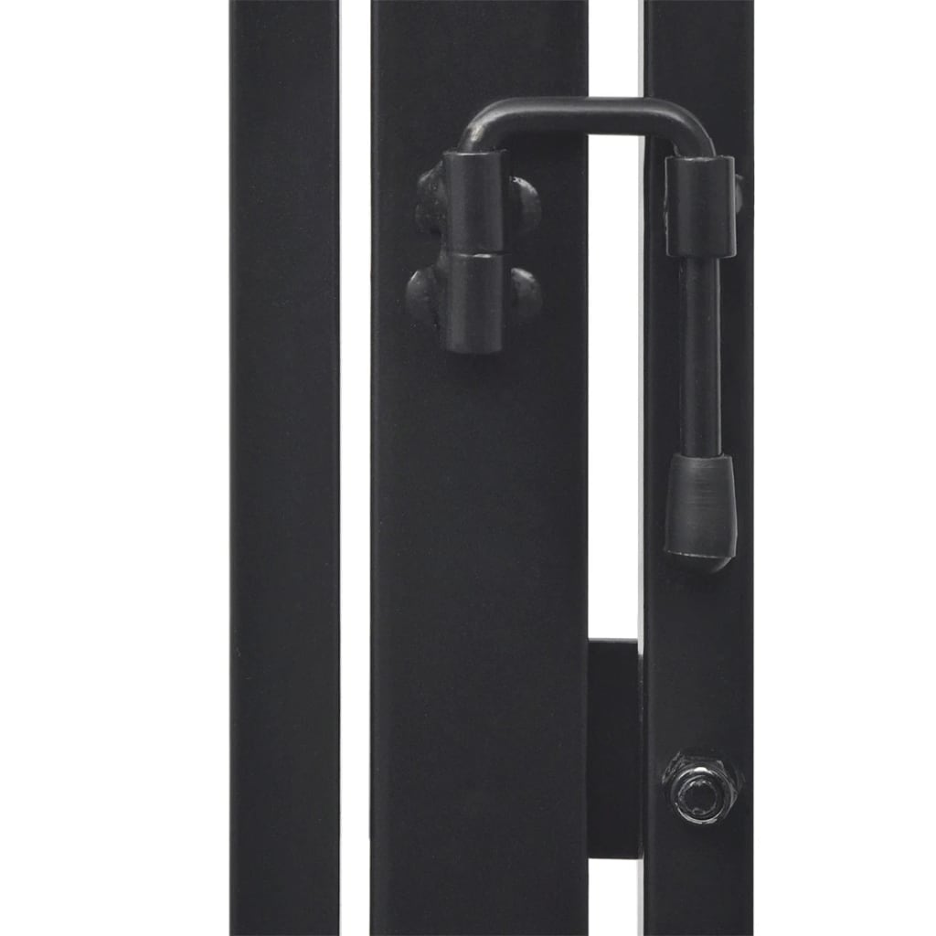 vidaXL Clôture de cheminée pour animaux de compagnie Acier Noir