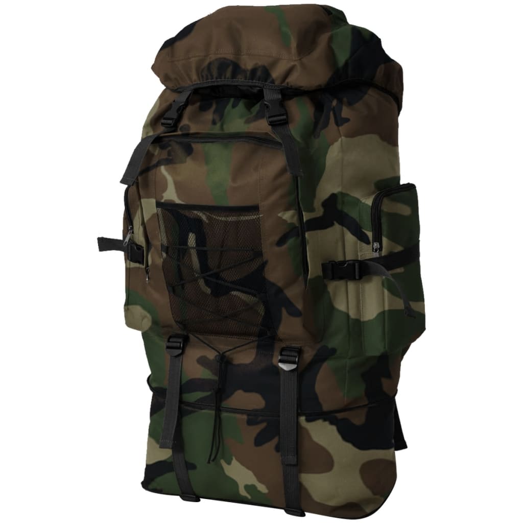 vidaXL Sac à dos en style d'armée XXL 100 L Camouflage