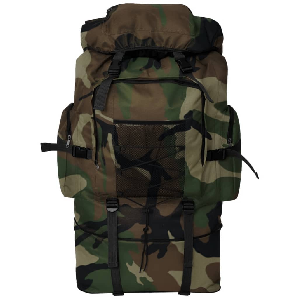 vidaXL Sac à dos en style d'armée XXL 100 L Camouflage