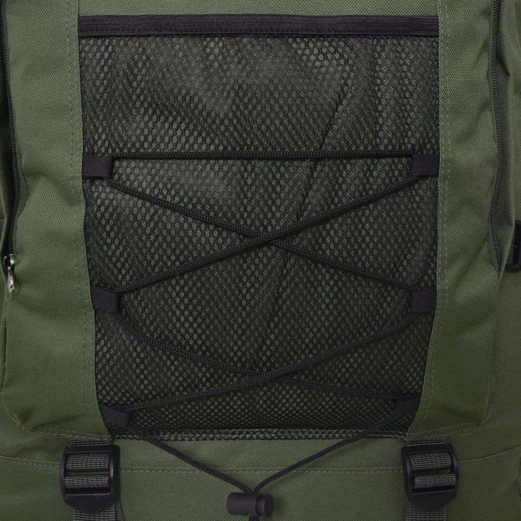 vidaXL Sac à dos en style d'armée XXL 100 L Vert