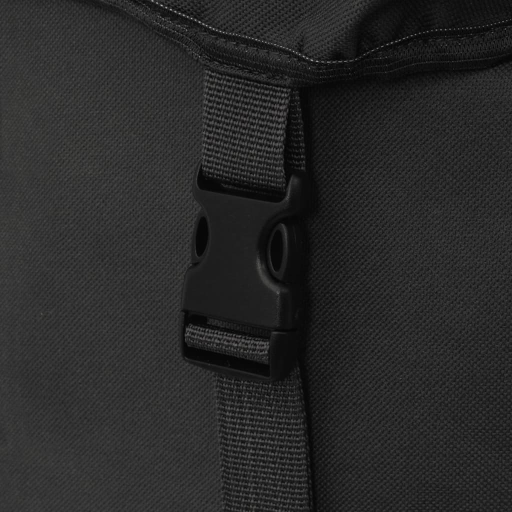 vidaXL Sac à dos en style d'armée 65 L Noir