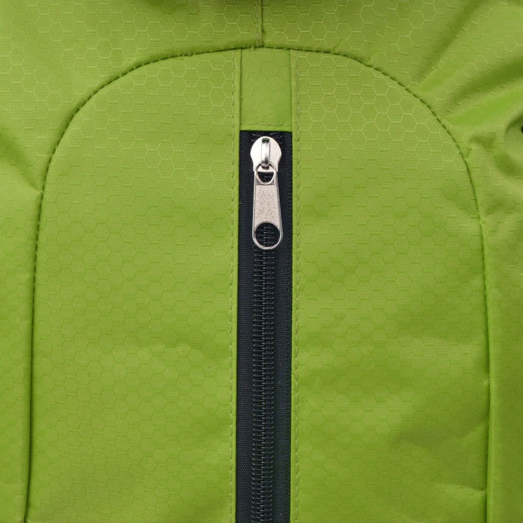 vidaXL Sac à dos de randonnée XXL 75 L Noir et vert