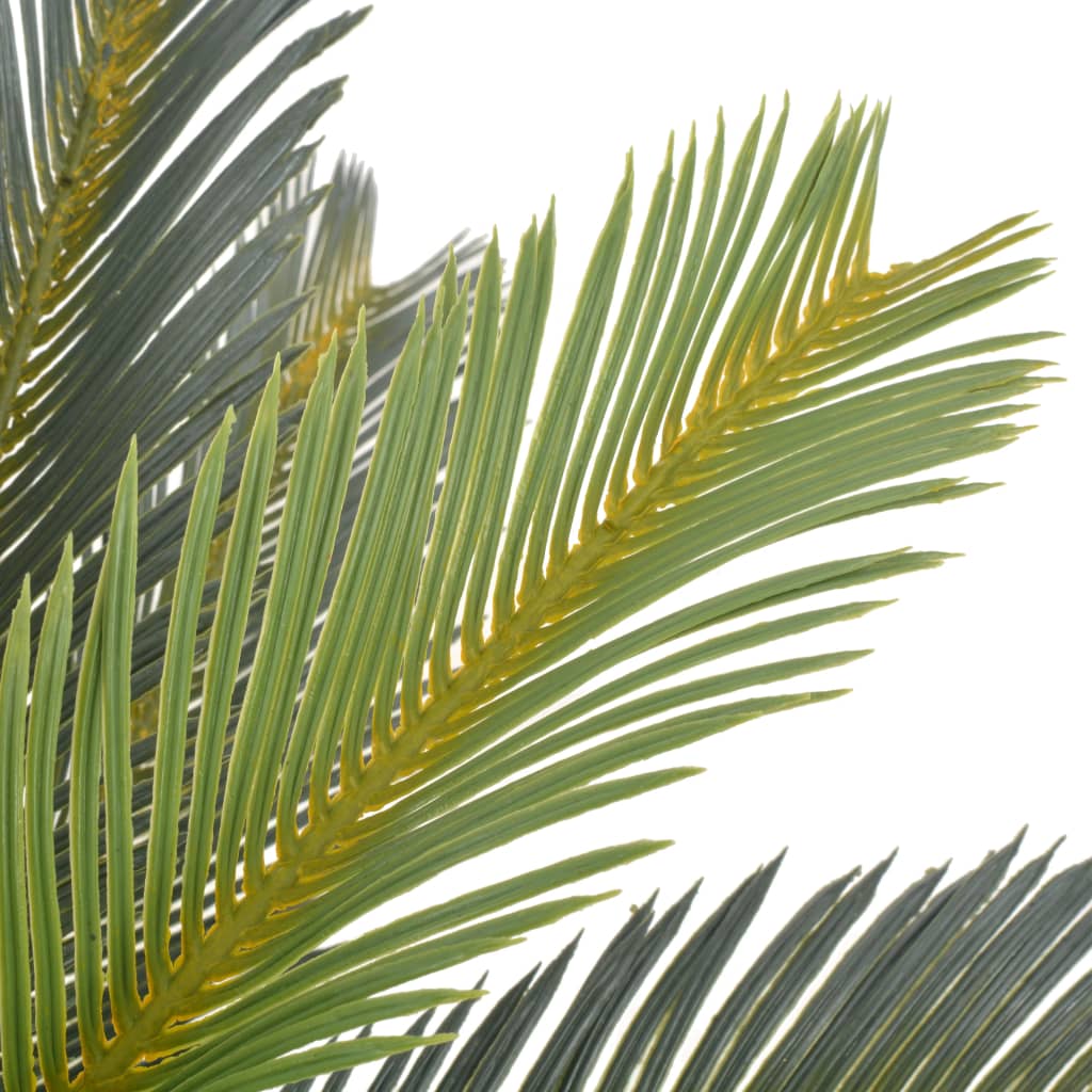 vidaXL Plante artificielle avec pot Palmier Cycas Vert 90 cm