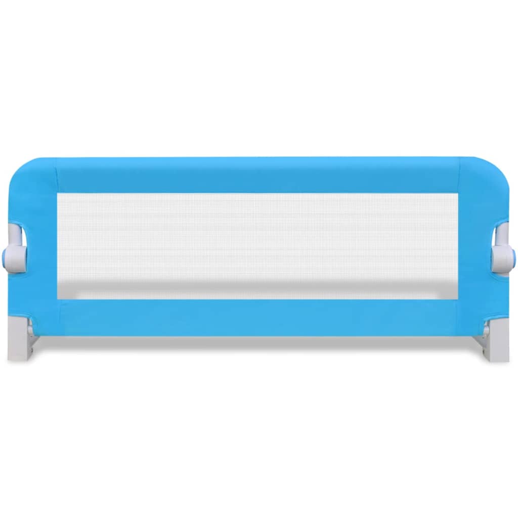 vidaXL Barrière de lit de sécurité pour tout-petits 2pcs Bleu 102x42cm