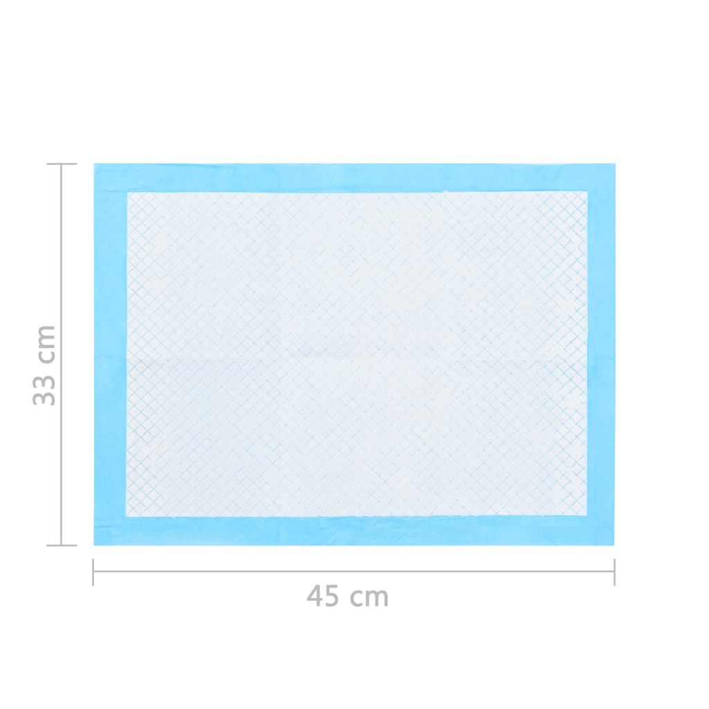 vidaXL Tapis d’hygiène pour chiens 100 pcs 45 x 33 cm Tissu non tissé