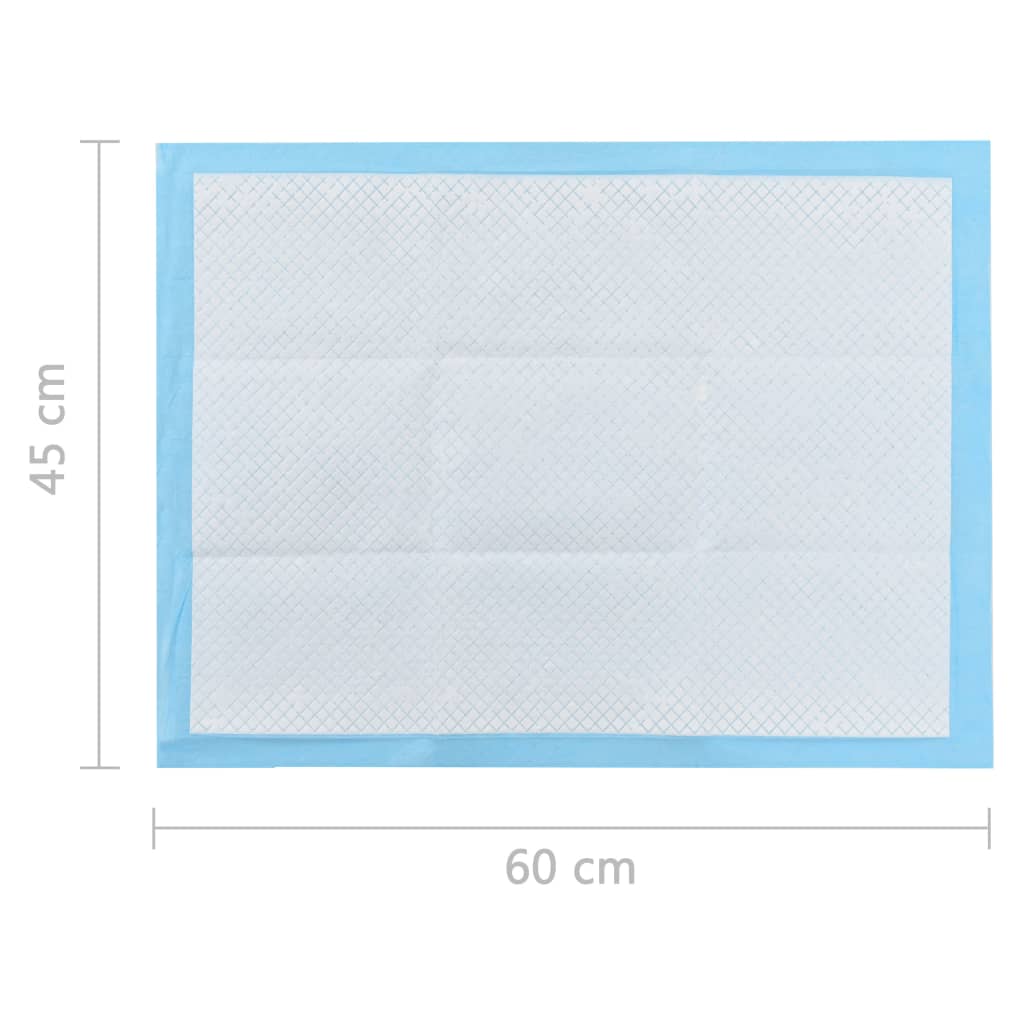 vidaXL Tapis d’hygiène pour chiens 100 pcs 60 x 45 cm Tissu non tissé
