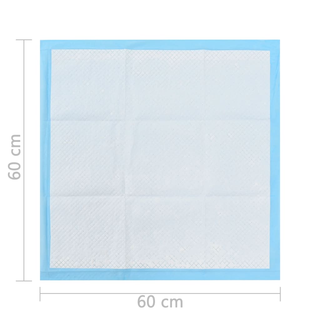 vidaXL Tapis d’hygiène pour chiens 200 pcs 60 x 60 cm Tissu non tissé