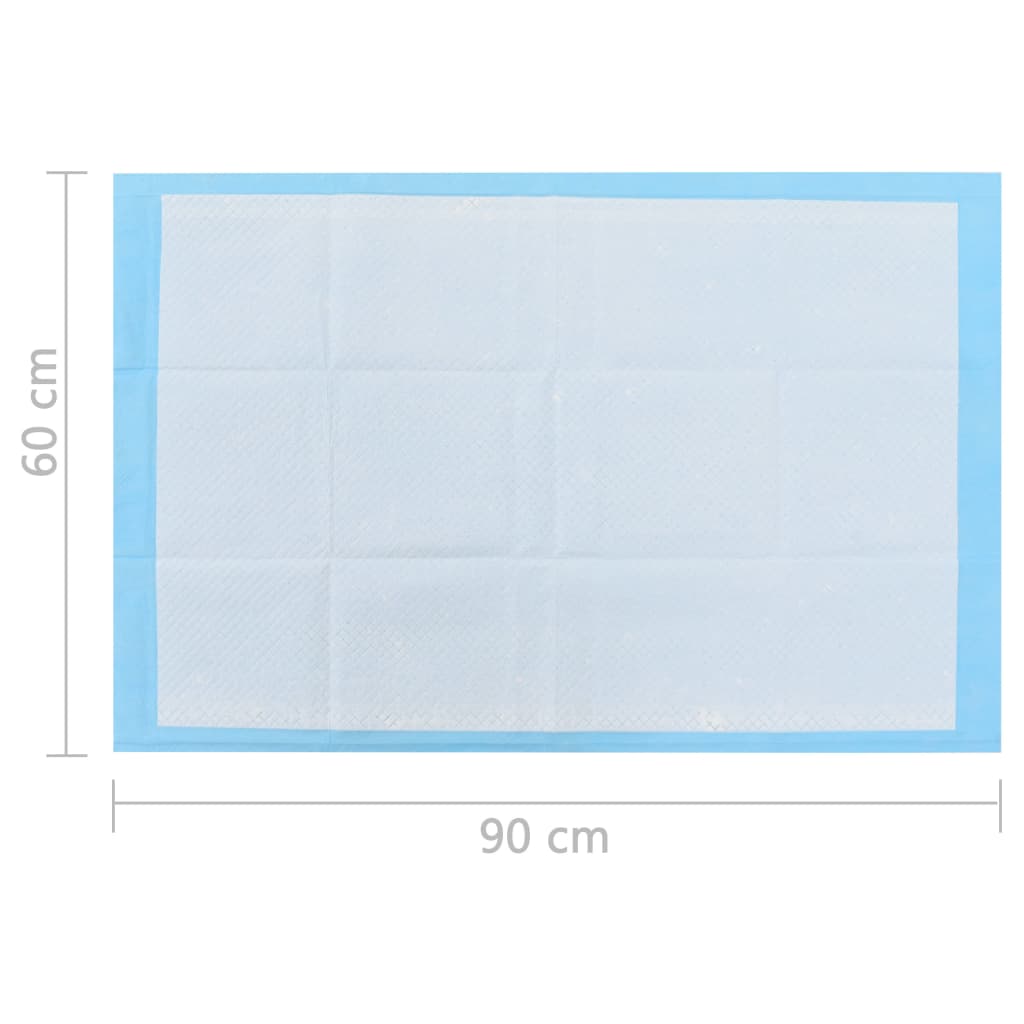 vidaXL Tapis d’hygiène pour chiens 100 pcs 90 x 60 cm Tissu non tissé