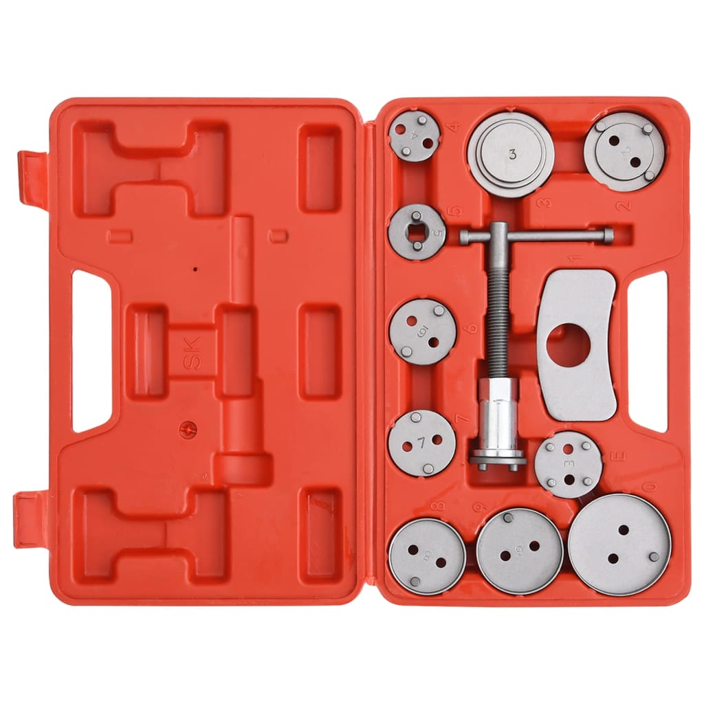 vidaXL Trousse à outils pour étriers de freins à disque 12 pcs
