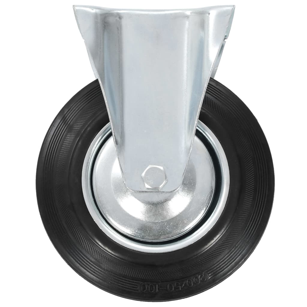 vidaXL 24 pcs Roulettes fixes 200 mm