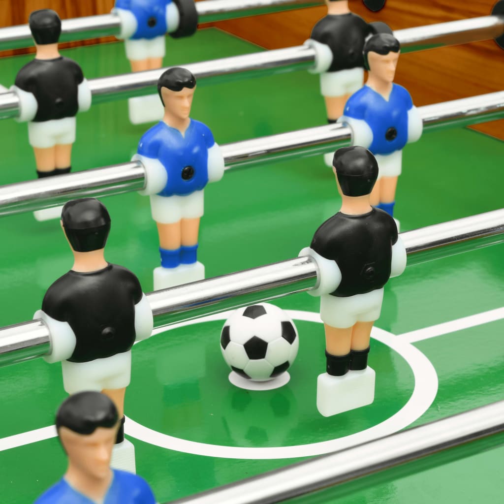 vidaXL Table de football pliante 121 x 61 x 80 cm Marron clair