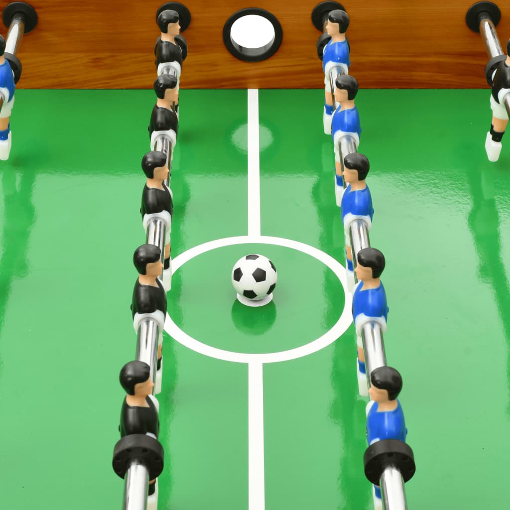vidaXL Table de football pliante 121 x 61 x 80 cm Marron clair