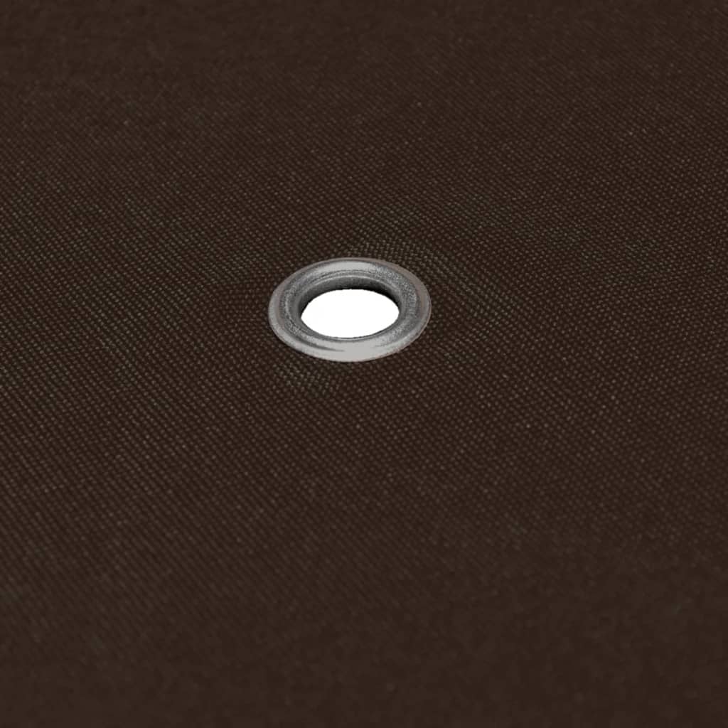 vidaXL Toile supérieure double de belvédère 310 g/m² 3x3 m Marron